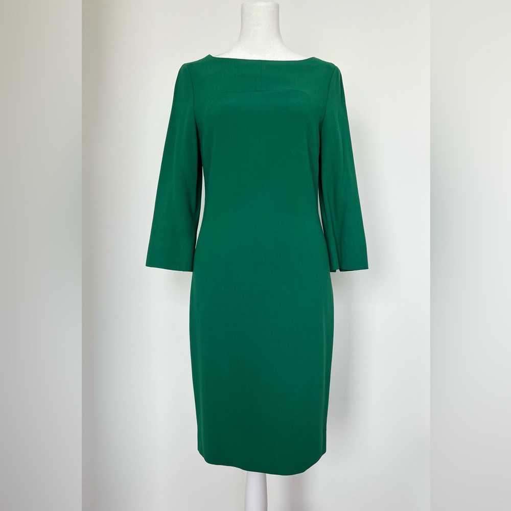 HOBBS London Emerald Green sheath dress in US Size 4